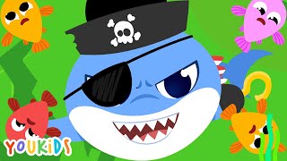 Baby Shark Family vs Whale & Orca | YouKids Nursery Rhymes 😍