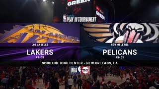 NBA on TNT 2024 Intro/Theme: NBA Play-In Tournament | Lakers vs Pelicans (04.16.2024)