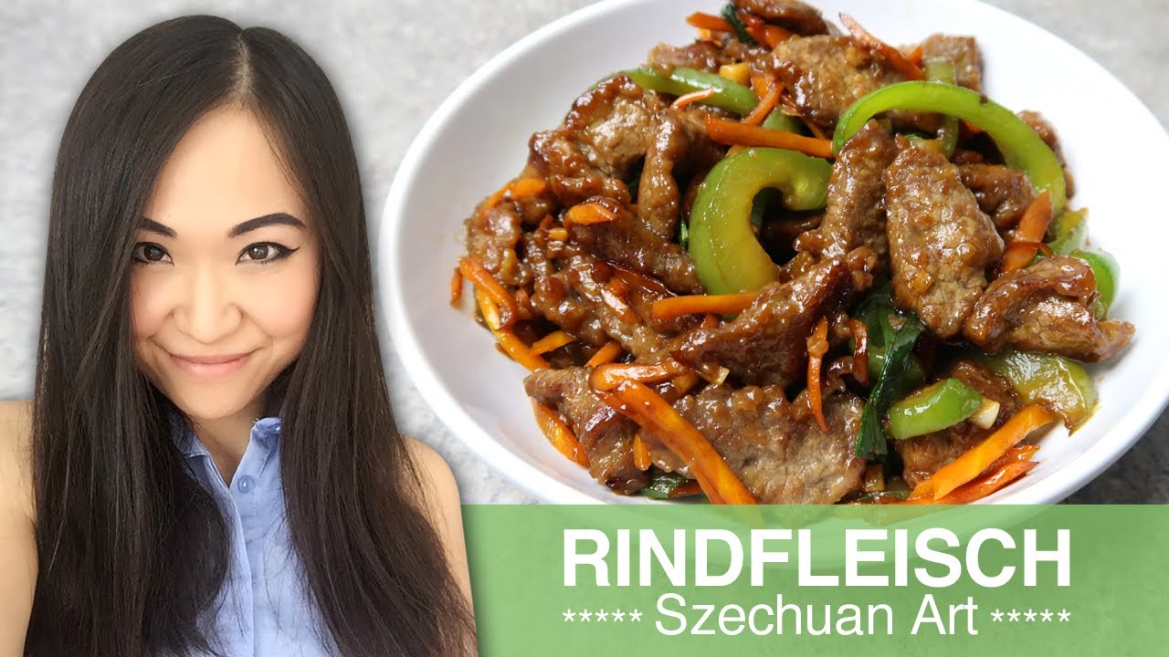  Update  REZEPT: Rindfleisch Szechuan Art | chinesisches gebratenes Rindfleisch