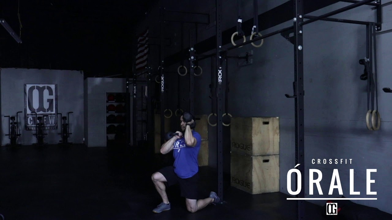 Half Kneeling Front Rack Hold And Press - YouTube