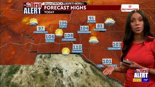 ABC-7 First Alert: Record highs Wednesday, cooler temps this weekend