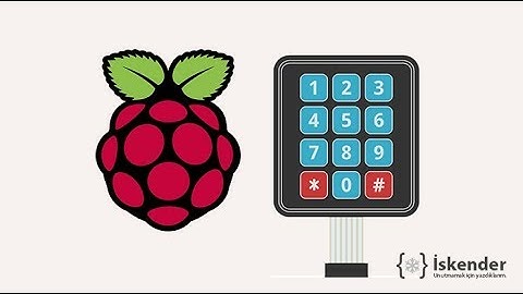 Raspberry Pi 4x4 Membran Tuş Takımı