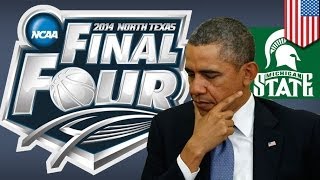 March Madness: Obama dooms Michigan State by picking them to win NCAA title