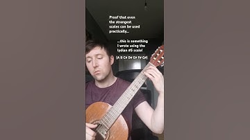 Trying to make the lydian #5 scale sound good #guitar #musictheory #modes #lydian #guitarmusic