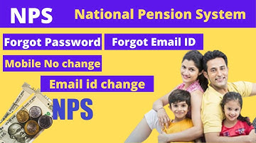 NPS forgot password and email id | NPS Mobile No Change | how to change your e-mail in pran
