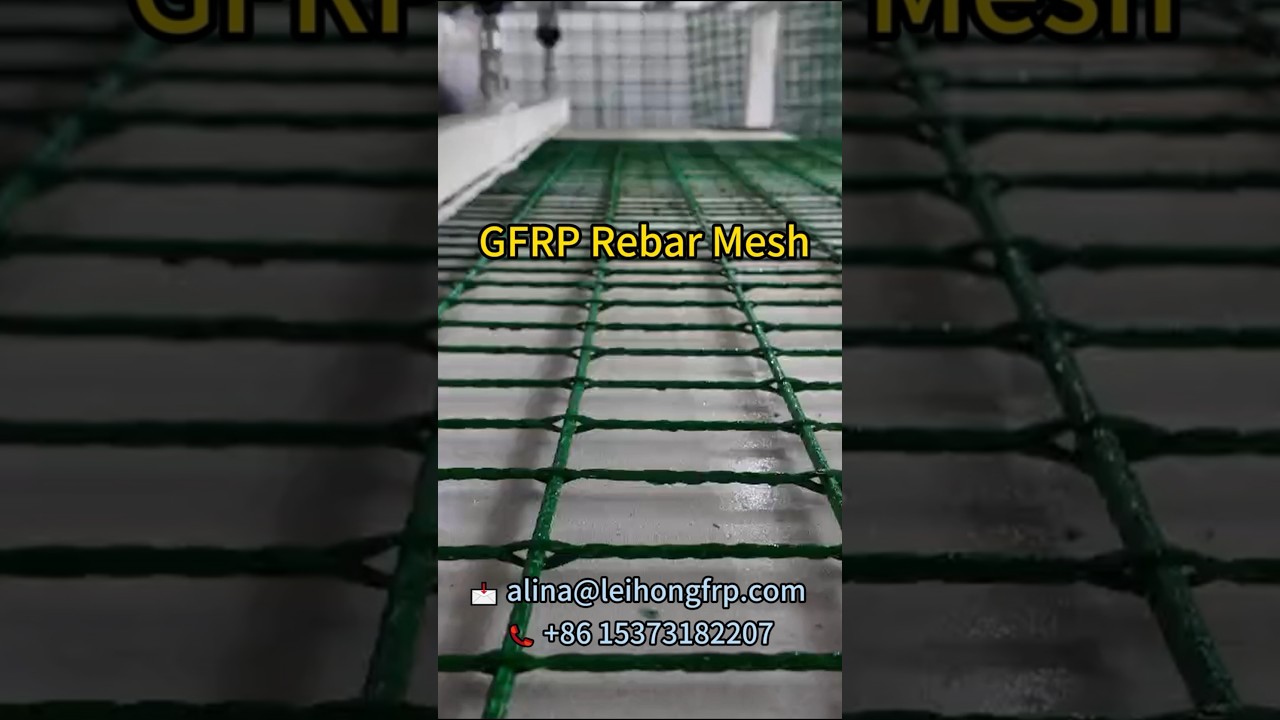 🟩 GFRP Rebar Mesh + Production Line 