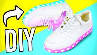 DIY Light up shoes! DIY ideas you NEED to try!