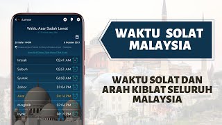 Semak Waktu Solat & Buka Puasa Serta Arah Kiblat Melalui Aplikasi Waktu Solat Malaysia screenshot 2