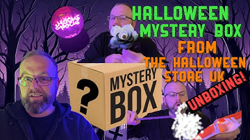 HALLOWEEN MYSTERY BOX UNBOXING 2025! Unboxing Products From @thehalloweenstoreuk 