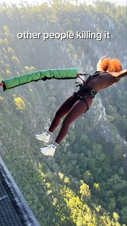 Iconic JUMPS from CRAZY height 🥶 ✨️ #travel #bungeejump #zipline #bungeejumping