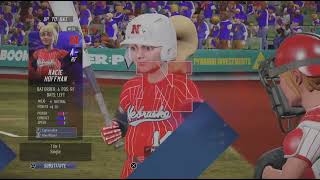 NCAA College Softball Video Game Nebraska Cornhuskers Stanford Cardinal 5/10/26 Kyler Behm #huskers 