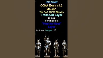 Cisco CCNA: Whats another name for DoD Transport layer? - #icmpwolf #ciscoccna #tcpipmodel