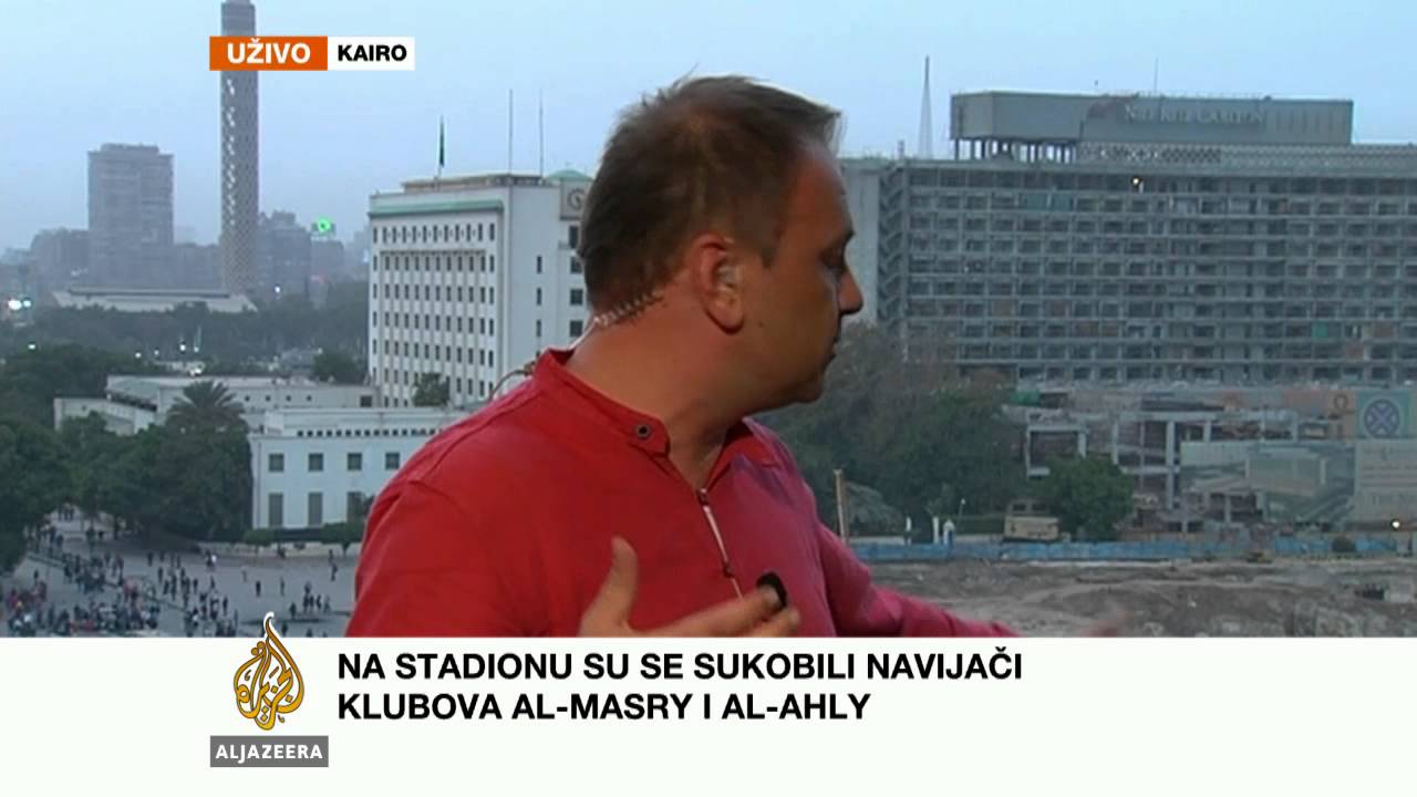 عدنان رونديتش يتحدث عن أعمال الشغب الجديدة في بورسعيد - قناة الجزيرة البلقان