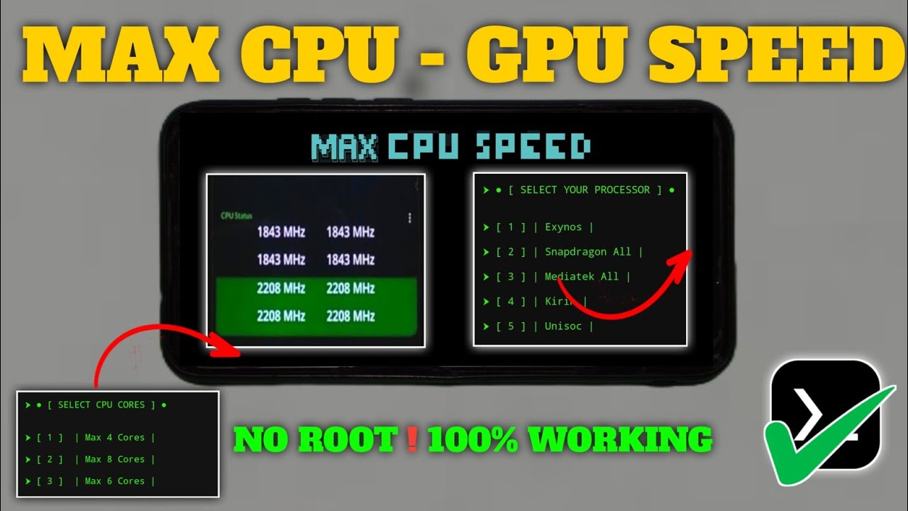 NO ROOT ? NO PROBLEM ! Overclock CPU & GPU Speed to Get Max PERFORMANCE ...