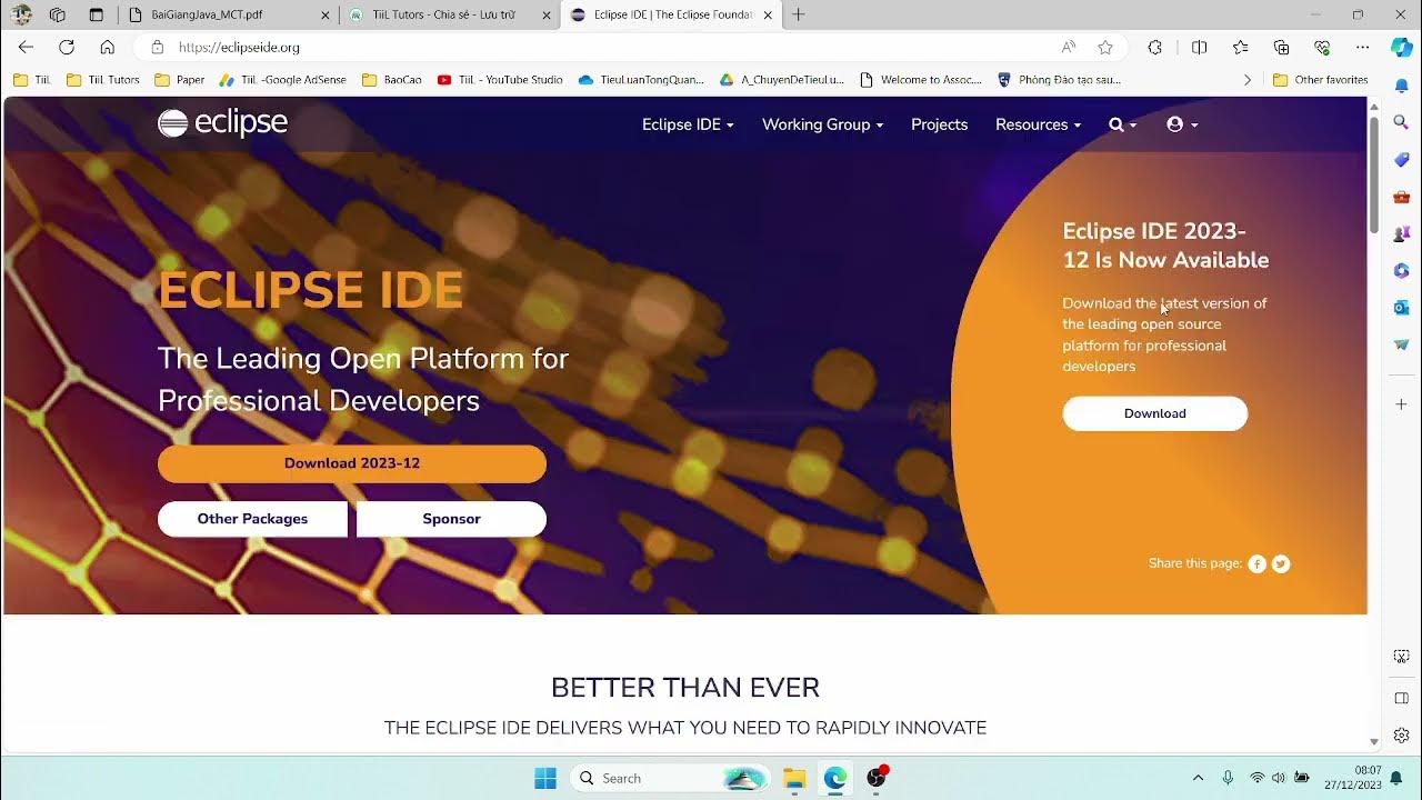 Hướng dẫn cài đặt Eclipse+ JDK cho lập trình Java - YouTube