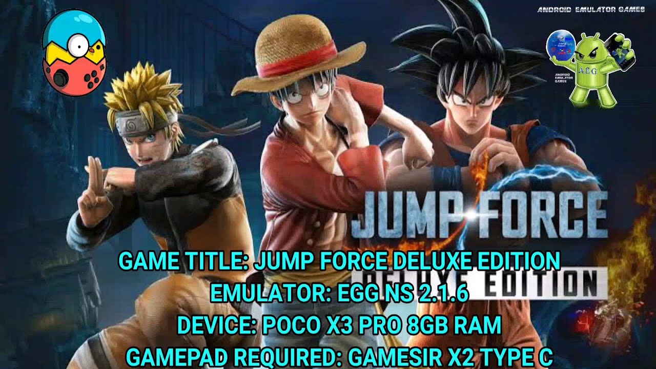 JUMP FORCE DELUXE EDITION EGG NS 2.1.6 GAME TEST WITH SETTINGS