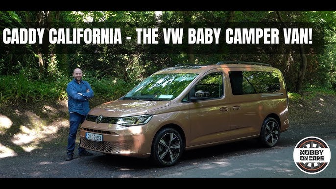 2021 VW Caddy California is a small camper with bed, pull-out kitchen