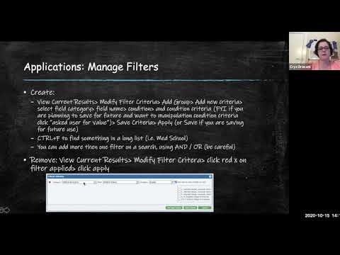 7. ERAS Applications: Filters [ERAS for Program Coordinators: In a Nutshell]