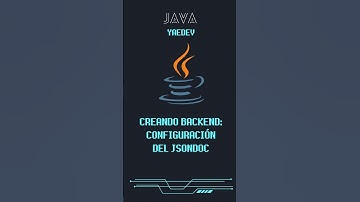 Jsondoc en Java parte 1: Primera dependencia. video tomado del directo. #programación #java