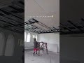 pemasangan plafon gypsum pake cara ini kapan selesainya😭😭#palfongipsum #tukang #proyek
