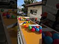 Marble run (wooden course with funnel & aquarium) #4 #ASMR