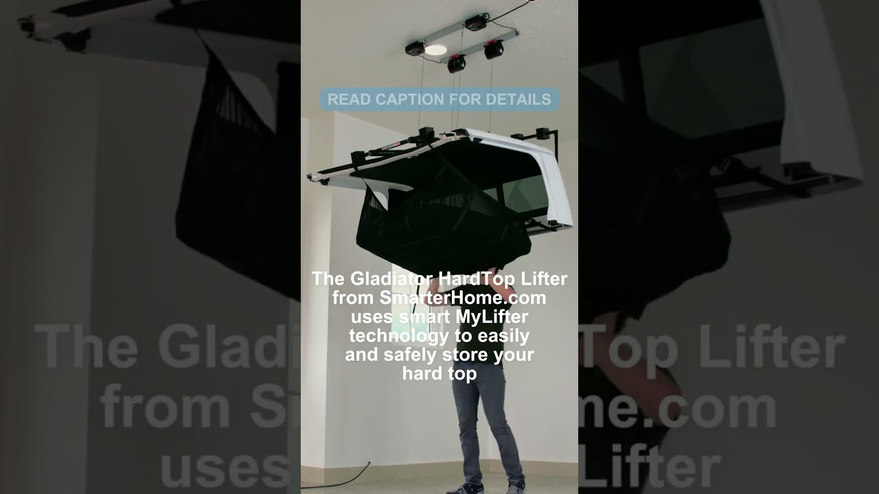 Discover effortless storage solutions with the Gladiator HardTop Lifter from SmarterH...
