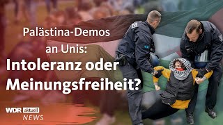 Pro-Palästina-Demo an der Uni: Diskussion um Meinungsfreiheit | Aktuelle Stunde