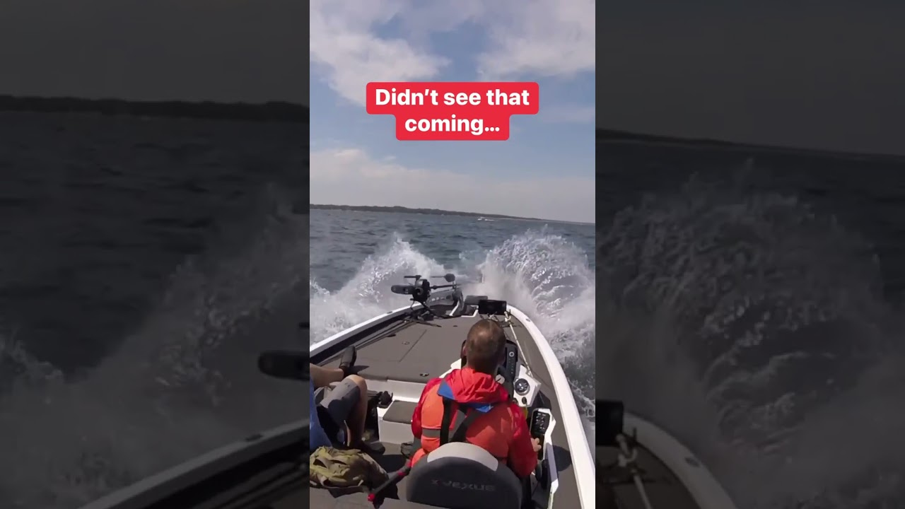 A little bit of rough water…. 🌊 