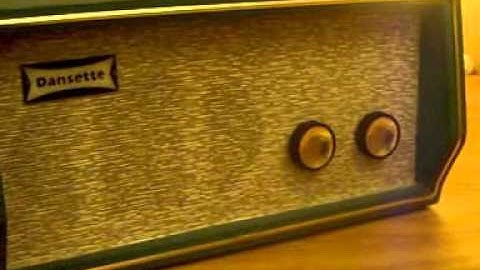 Dansette - Prefect 1963 battery record player