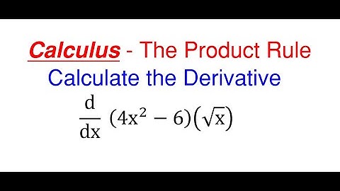 How to Use the Product Rule for Derivatives – Calculus Polynomial Derivatives  Chain Rule Part 2