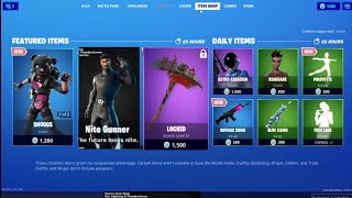Fortnite item shop live (June 29th) NITE GUNNER IS COMING OUT SOON!?