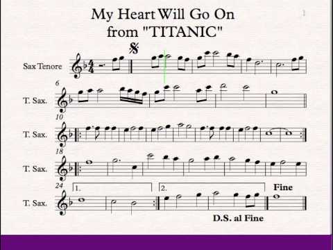 My Heart Will Go On Tenor Sax Youtube