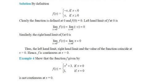 CBSE_NCERT_Grade 12 : Maths - Chapter 5: Continuity and Differentiability - Example 3 and Example 4