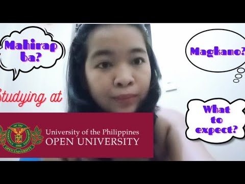 UP Open University Experience: Taking up my master's degree (Please change playback speed to 0.75)