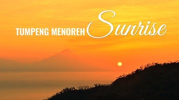 A great place to see the beautiful sunrise, tumpeng menoreh sunrise, indonesia
