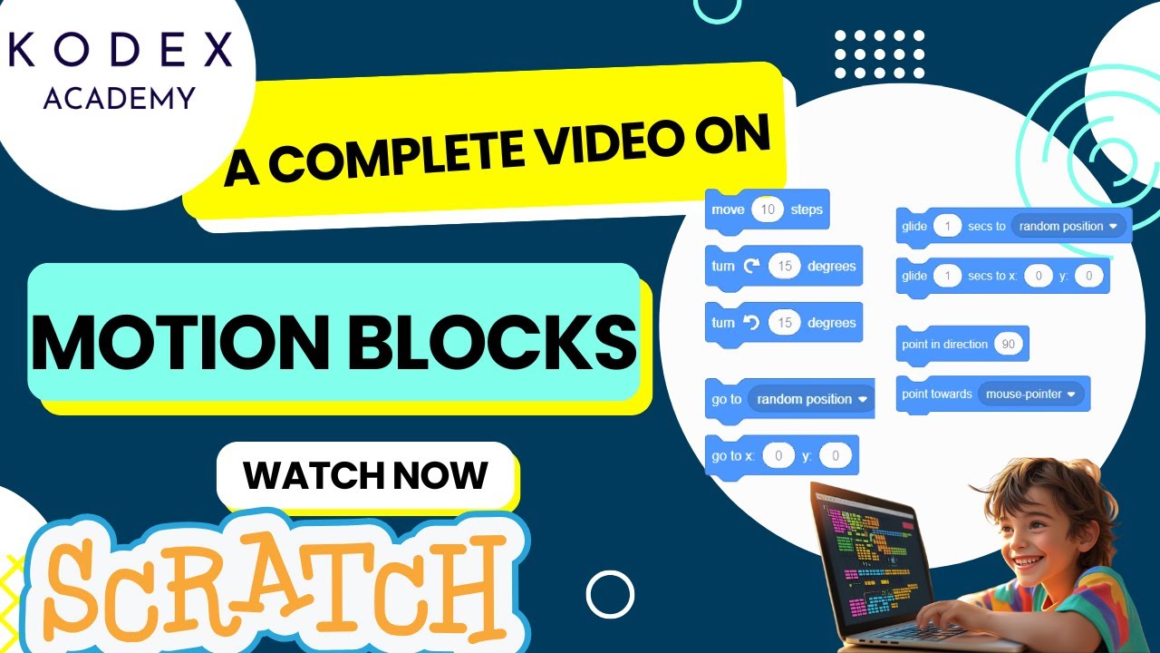 How to use Motion Blocks in Scratch | Create Animations in Scratch ...