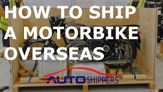 Motorbike Shipping  How It's Done (Crating an Ariel Square Four) | Autoshippers