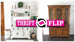 FARMHOUSE Cabinet Makeover! | Trash to Treasure!