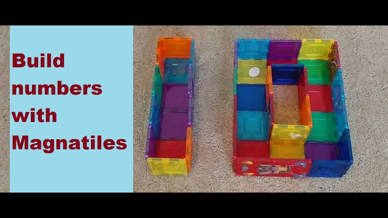 Numbers with MagnaTiles YouTube