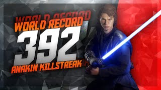 World Record 392 Anakin Skywalker Killstreak- Star Wars Battlefront 2 (Naboo)