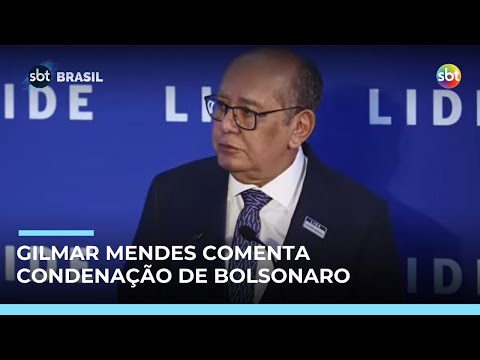 Video em-roma-gilmar-mendes-comenta-condenacao-de-bolsonaro-resiliencia-institucional