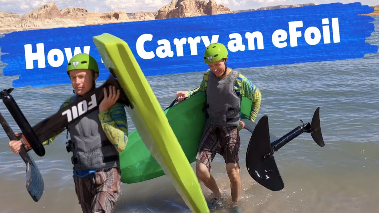 How to Carry an eFoil - YouTube