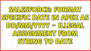 Salesforce: Format specific date in Apex as dd/mm/yyyy - illegal assignment from string to date