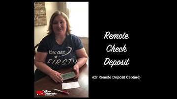FNCU Remote Check Deposit - How to