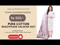 Branded pure cotton readymade chudidhar  just rs 500 pranjul shreeganesh baalar ganpati