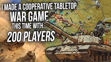 Running a 200 player Massive Online Cooperative Tabletop War Game...