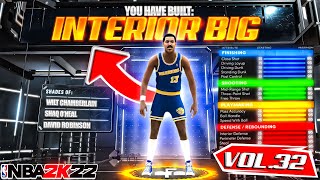 BEST INTERIOR BIG BUILD ON NBA 2K22 RARE BUILD SERIES VOL. 32