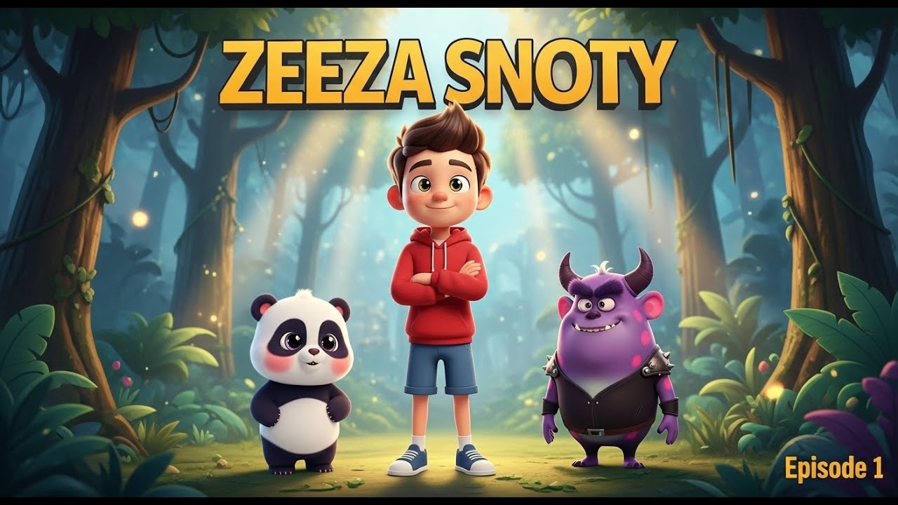 Zeeza Snoty Episode 1 | Jungle Adventure Begins | Cartoon Series for Kid | Urdu/JHindi Cartoons