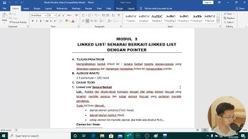 Praktikum Struktur Data - Modul 3 - Linked List dengan Pointer