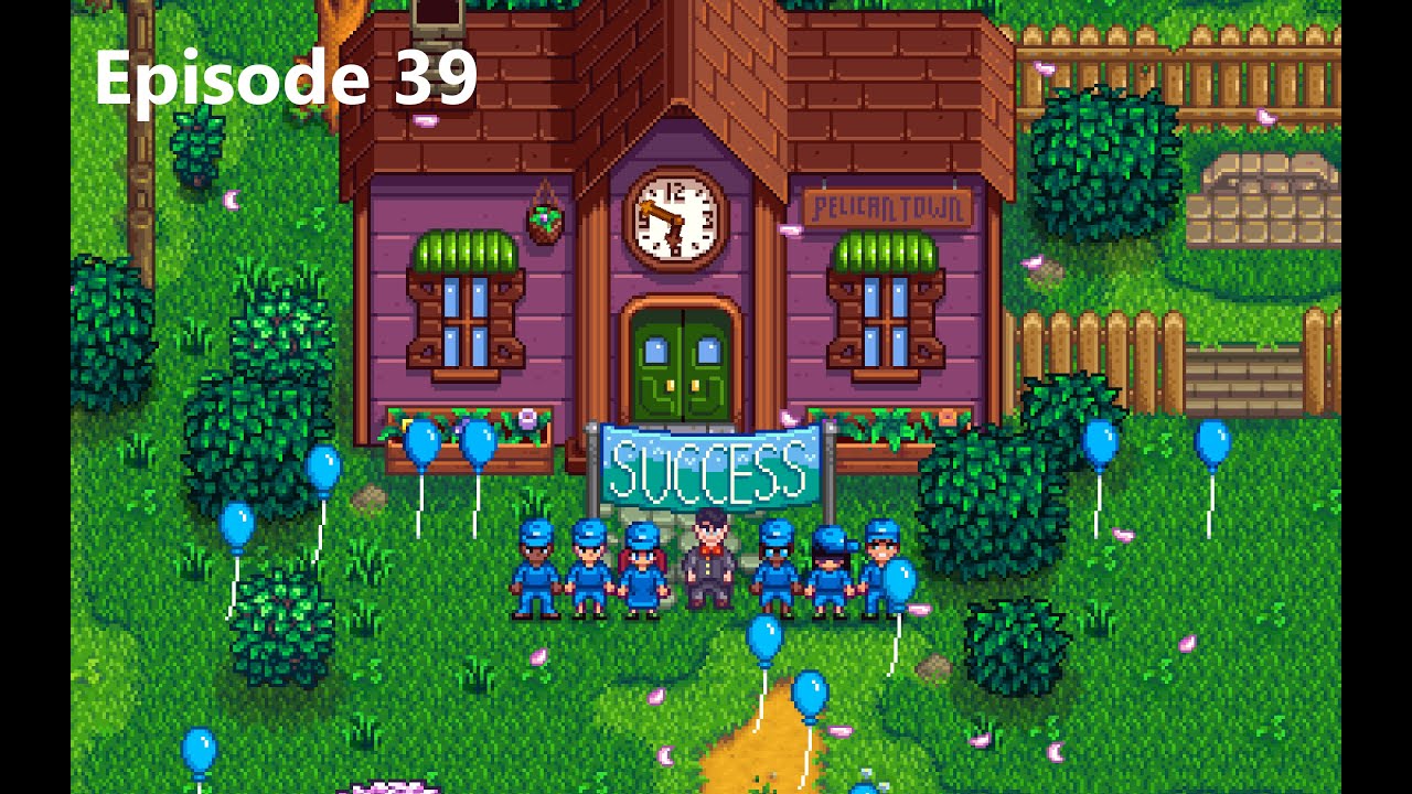 Stardew Valley Joja Route Playthrough Episode 39 We Have A Greenhouse Youtube